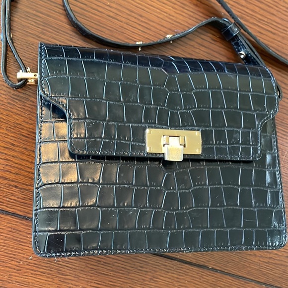Marge Sherwood Classic Mini Bag. Black. 8” x 7”. - Picture 2 of 13